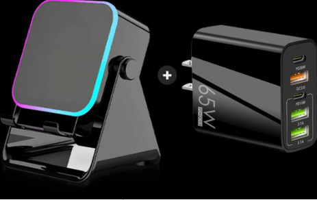 🔥Letzter Tag des zeitlich begrenzten 50%-Rabatts!🔥 5-in-1 Kabelloser Bluetooth-Lautsprecher mit Induktionsfunktion und verstellbarer Handyhalterung