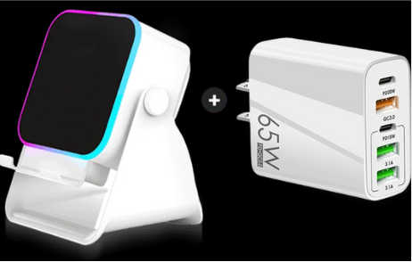 🔥Letzter Tag des zeitlich begrenzten 50%-Rabatts!🔥 5-in-1 Kabelloser Bluetooth-Lautsprecher mit Induktionsfunktion und verstellbarer Handyhalterung