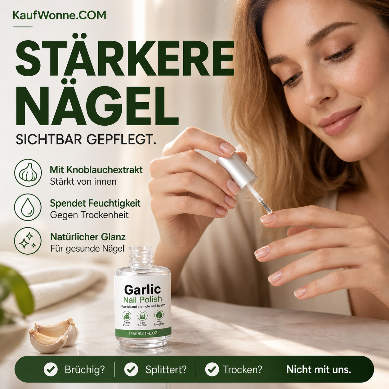 🔥 50 % RABATT 💅 Nagelstärkungsöl – hilft schwachen, brüchigen und beschädigten Nägeln, stärker auszusehen ✨