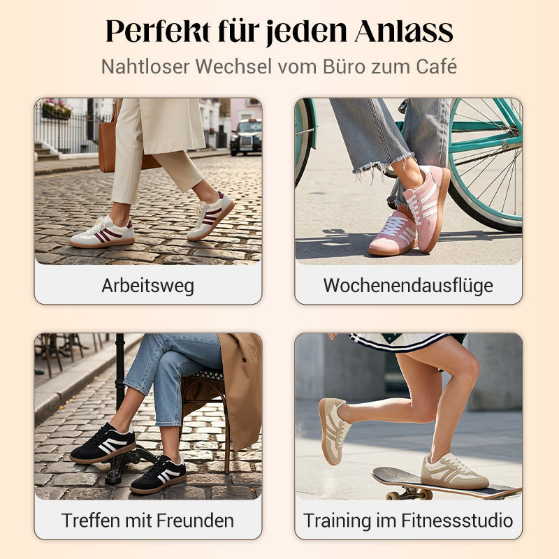 🔥 Neu & Bestseller 🔥✨ Damen Stylische Runde Zehen Rutschfeste Freizeitschuhe