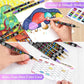 🎨50 % Rabatt!! 🔥 Acryl-Farbmarker mit zwei Spitzen – 24/48/72 Farben