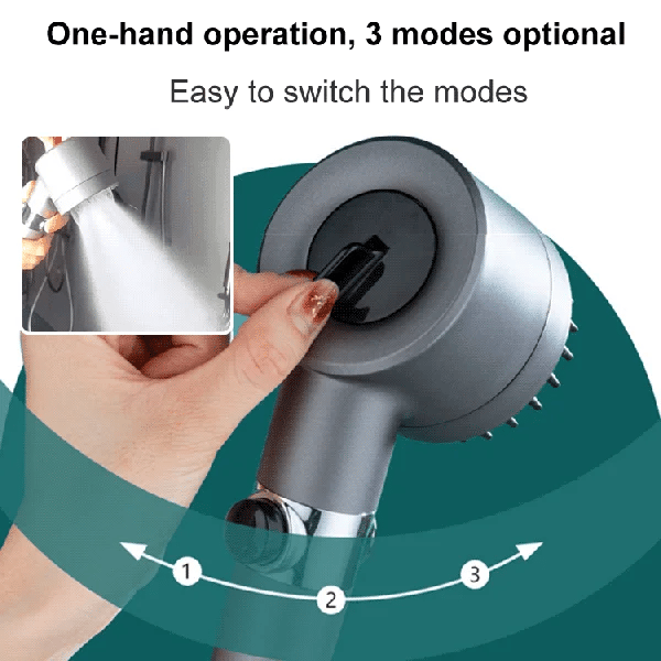 ⏳Zeitlich begrenztes Angebot: 50% Rabatt⏰Multifunktionales Hochdruck-Duschkopf-Set🚿