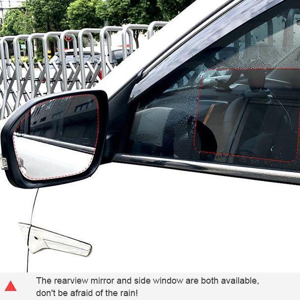 🏆🎁 2+4 GRATIS!! ⚡ Über 50.000 verkauft! Fast ausverkauft-💥Wasserdichte Folie für Rückspiegel des Autos