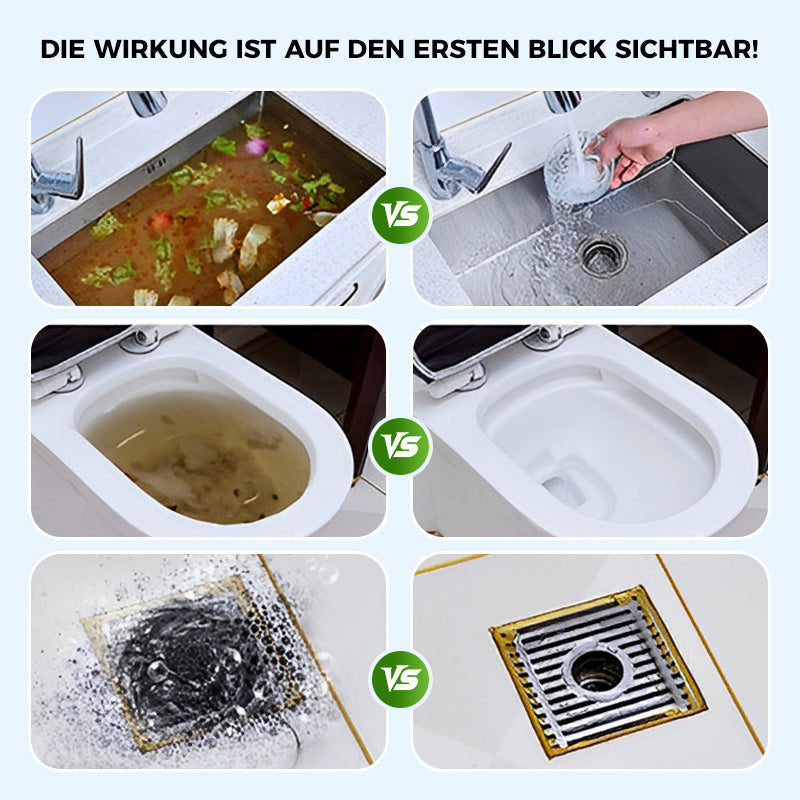 📢📢50 % Rabatt!! ⏰🚿 Hochwirksame Rohrreinigung ⚡✨ Sofort verstopfungsfrei, passend für alle Haushaltsrohre!
