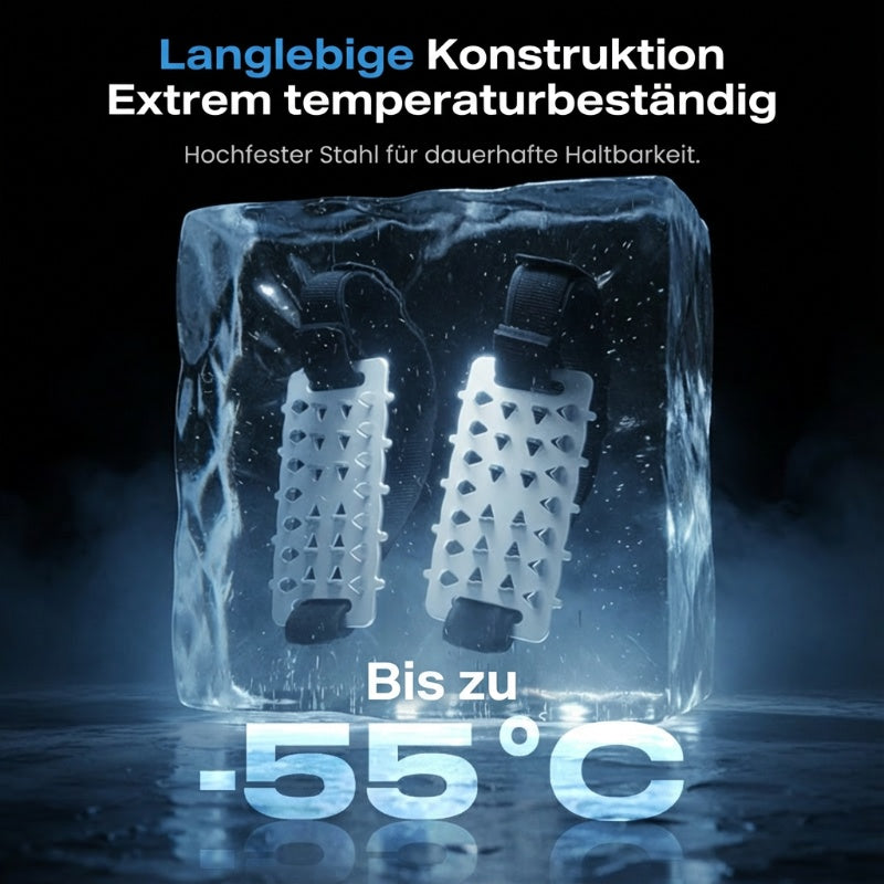 🧊 Équipez-vous pour l‘hiver à -50% ! 🗻 Le kit antidérapant professionnel – Technologie pro, montage facile. Ne glissez plus en famille !