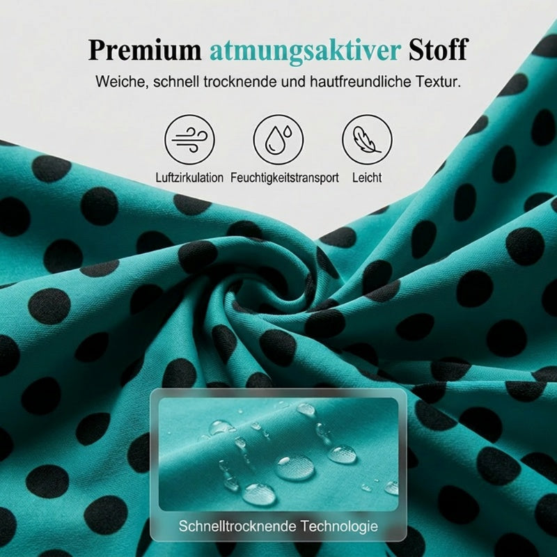 📢📢50 % Rabatt!! ⏰👙Zweiteiliger Badeanzug mit Polka-Dots für Damen🏖️