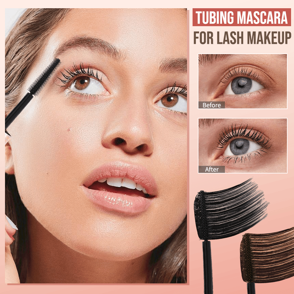 🔥🎁 1+1 GRATIS!! 💖Tubing Mascara Black & Brown Duo für Wimpern-Make-up