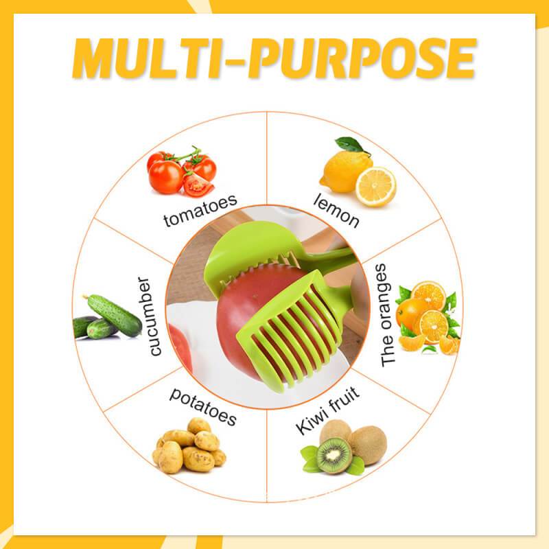 🏆 50 % Rabatt!! 🍋 Kreatives Küchen-Schneidewerkzeug, lebensmittelechtes Aluminiumlegierung Hand-Slicer