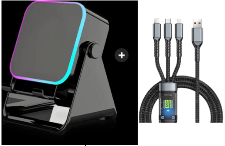 🔥Letzter Tag des zeitlich begrenzten 50%-Rabatts!🔥 5-in-1 Kabelloser Bluetooth-Lautsprecher mit Induktionsfunktion und verstellbarer Handyhalterung