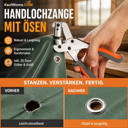 🔥Heißer Verkauf 50% Rabatt🔥Robuste Handlochzange mit Ösen