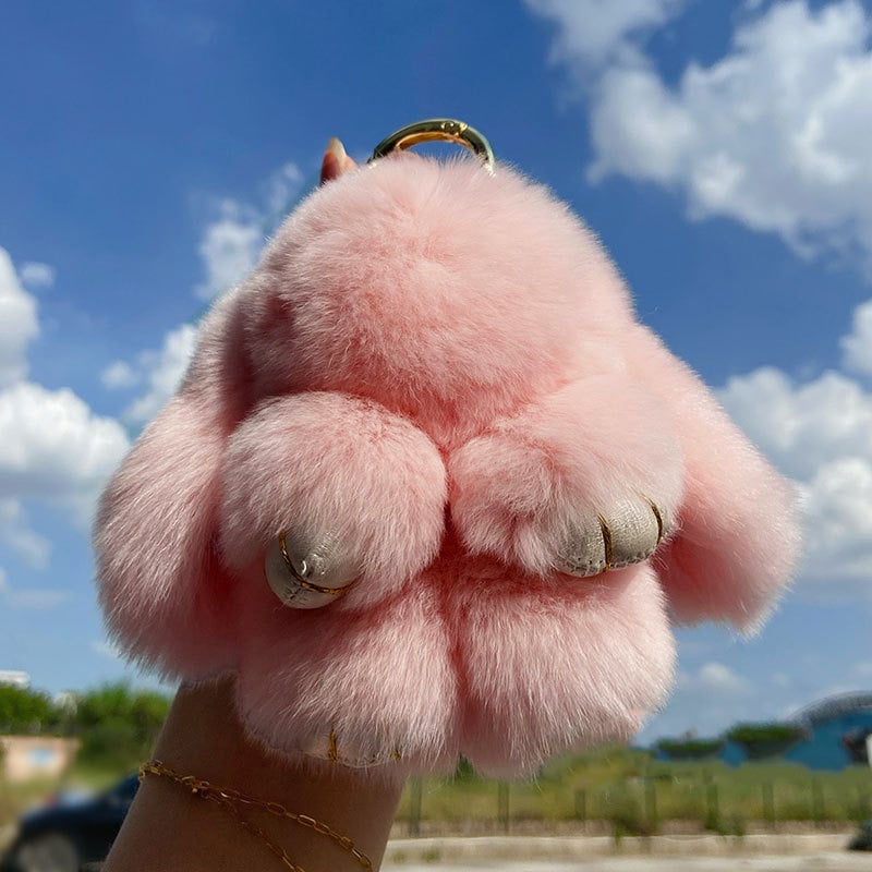 📢📢50 % Rabatt!! 🏆🐰 Handgefertigte, weiche Hasen-Pompon-Anhänger | Jedes Stück einzigartig gefertigt, weich und detailverliebt🎀🎁