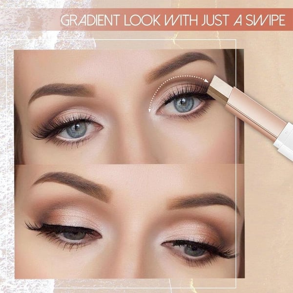 💘50% Rabatt!💄Zweifarbiger Lidschattenstift – Müheloser Gradient-Look in einem einzigen Strich!