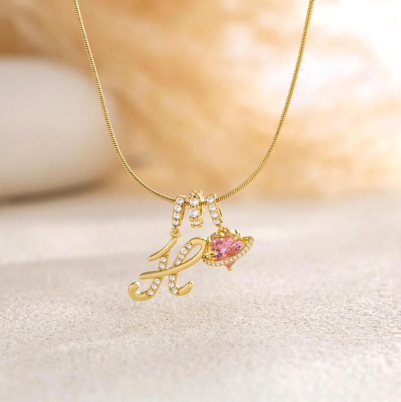 💖 LETZTER TAG – 50 % RABATT ✨ 3-lagige Anhänger-Halsketten mit Initialen A-Z 🎀 | Personalisiert & elegant