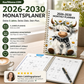 🐮 5‑Jahres Planungsbuch 2026‑2030｜Süßer Hochlandrind‑Monatsplaner für deine Lebensziele