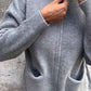 ⏳ Zeitlich begrenzt 50% Rabatt ⏰ Klassische Strickjacke mit Rundhals & Reißverschluss 🧥 Leicht, anschmiegsam & stylisch zugleich | Perfekt zum Layeren in jeder Jahreszeit!