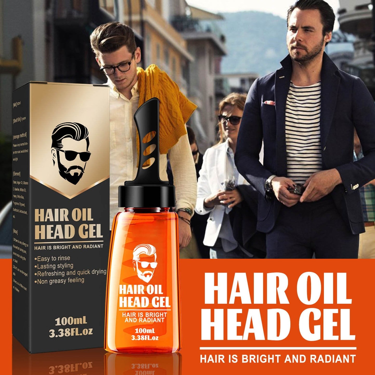 🔥  50% GESPART | Schluss mit ungenauem Stylinggel!💈 ✂️ Der Präzisions-Einzelkamm für scharfe Konturen & perfekte Formgebung.