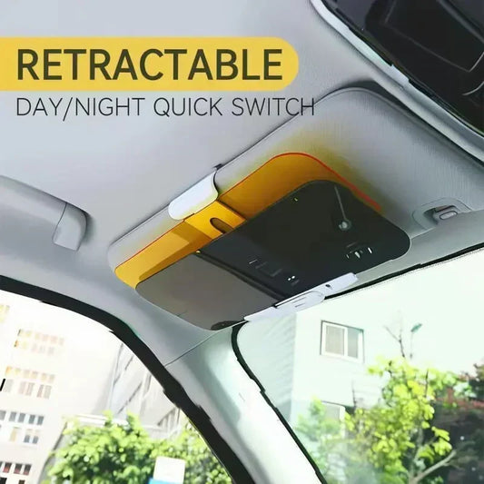 🥳2026 HEISSER VERKAUF🥳💞ÜBER 50.000 VERKAUFT! 🚗🌞 50 % RABATT! Blendschutzvisier für Tag und Nacht – 2-in-1-Design reduziert Sonnen- und Scheinwerferblendung, einfache Clip-Montage. Sicherer fahren! 🛡️✅