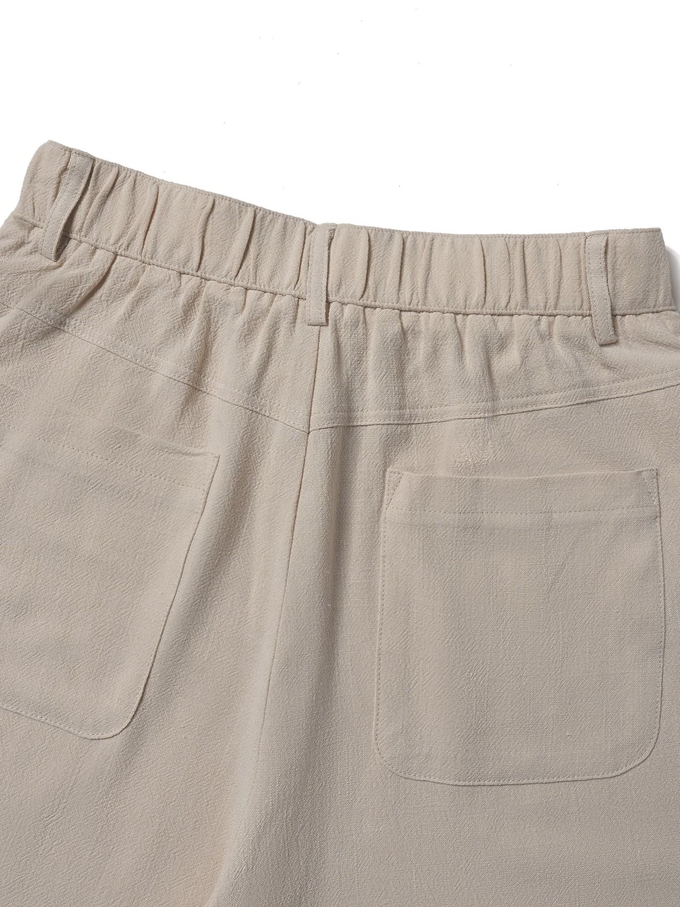🔥🔥 2026 NEU 🥳☀️ Lässige Damen Loungehose aus Baumwoll-Leinen-Mix 👖 Fließend, gerades Bein & hoher Bund – perfekt für Sommer & Alltag 🌸