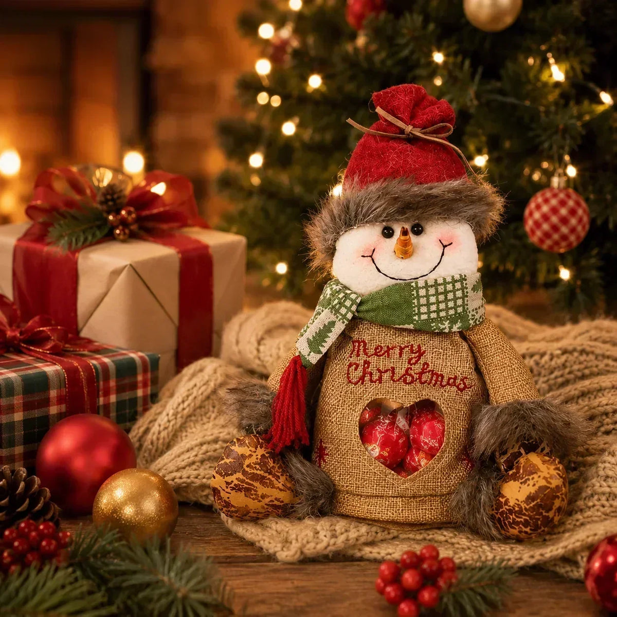 【🎁Letzter Tag 50 % Rabatt】🎉🎅Weihnachtsgeschenktüten mit Reißverschluss