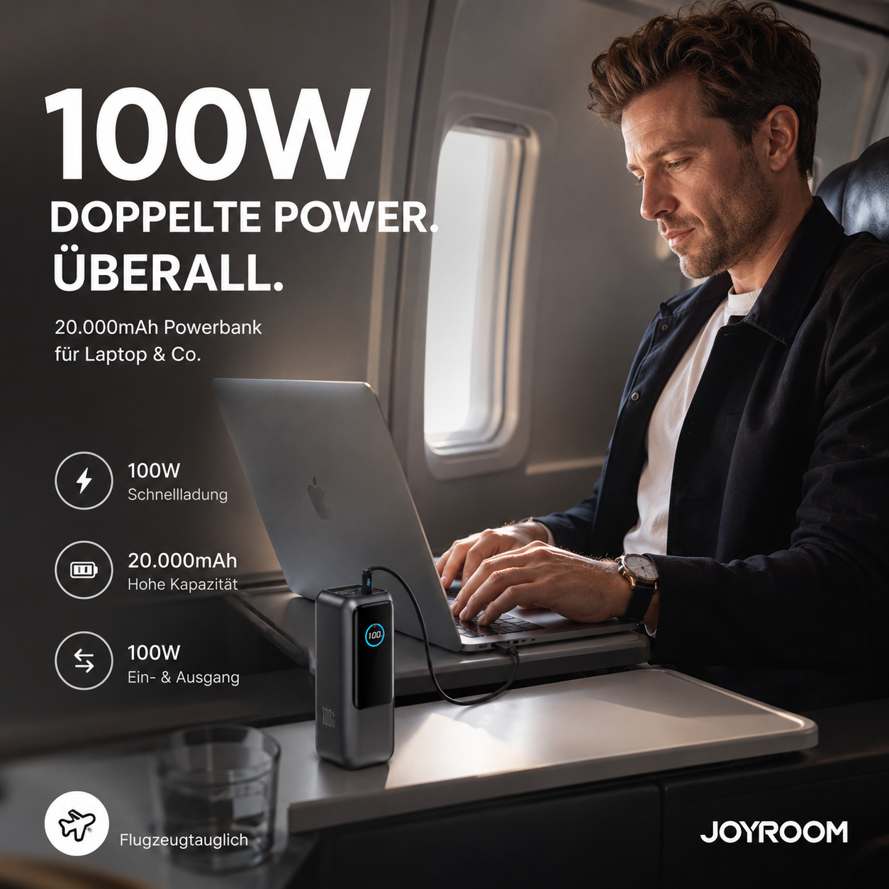 📢📢50 % Rabatt!!+Kostenloser Versand🥳📱Tragbares Ladegerät mit integriertem Kabel🔋⚡