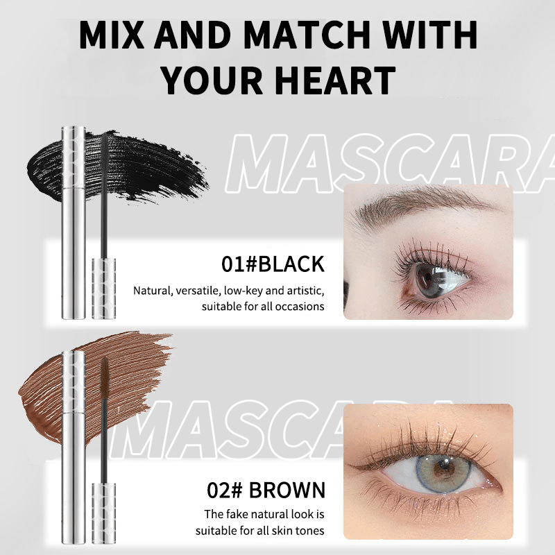 🔥🎁 1+1 GRATIS!! 💖Tubing Mascara Black & Brown Duo für Wimpern-Make-up