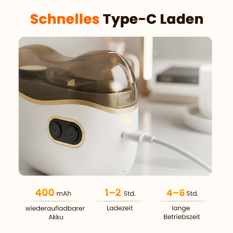 📢 KRASSE Aktion! 50% Rabatt! ⏰ 🔥2-in-1-Nagelknipser und elektrische Nagelfeile + Schleifen in einem Schritt – schneller, präziser, einfacher!