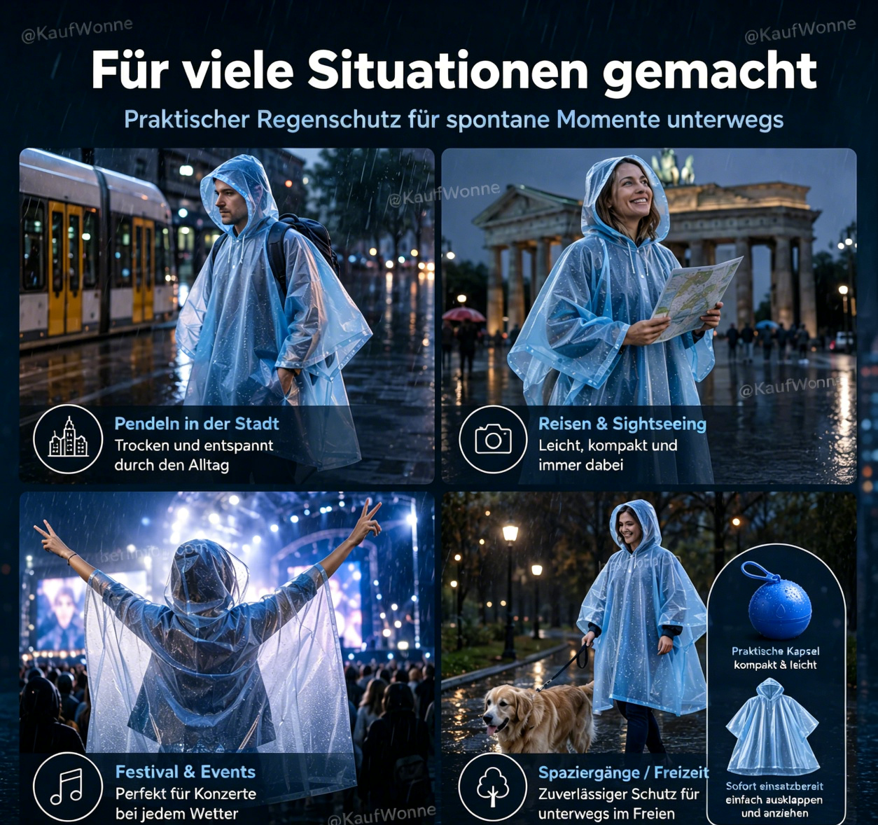 🥳HEISSER SALE 2026🥳💞 50K+ VERKAUFT! ⚡🌧️Einweg-Regenjacke in Mini-Kugelform (1 kaufen, 2 gratis)