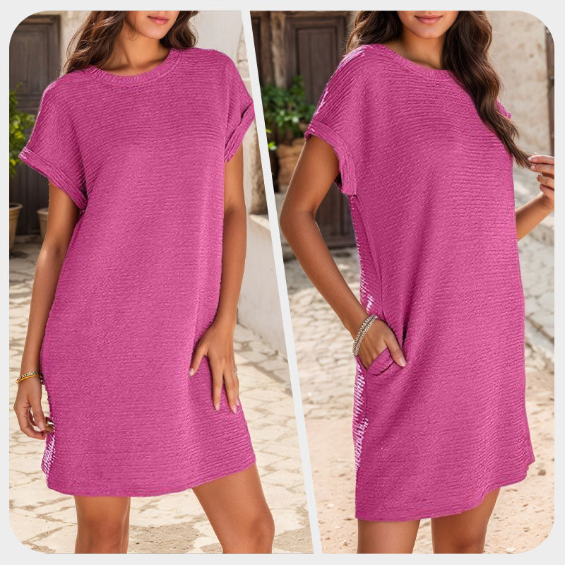 🔥Neu 2026 🔥 💞Lässiges Damenkleid mit Taschen