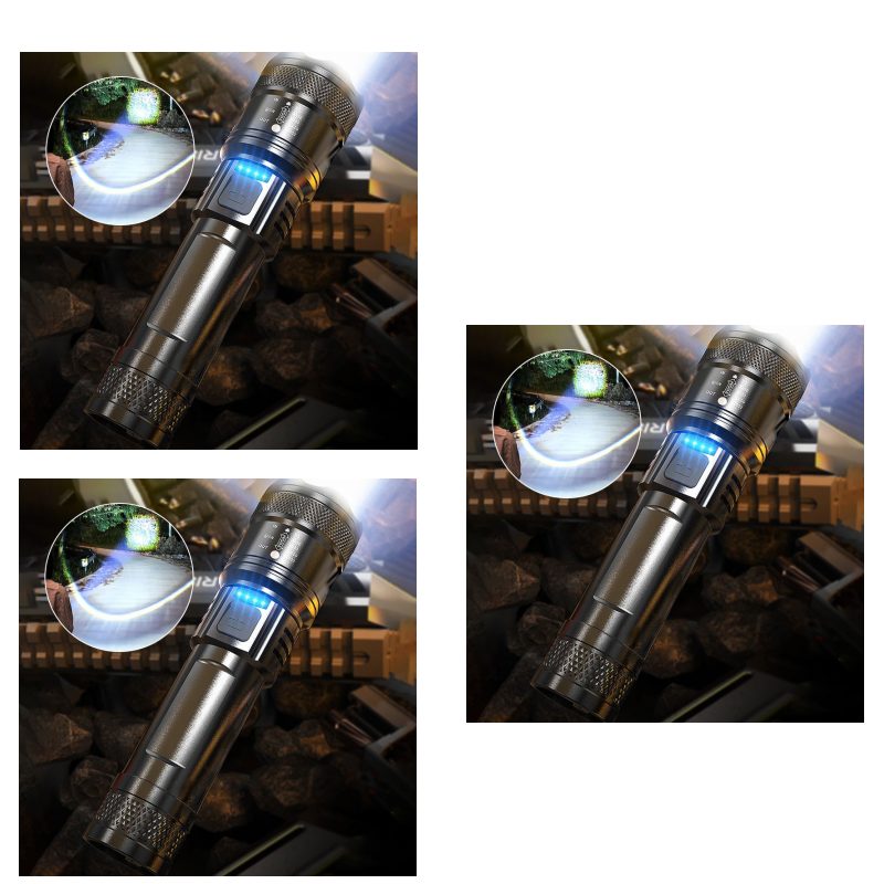 🔦 50% Rabatt + KAUF 2, ERHALT 1 GRATIS! 💥 Superstarke Zoom-Taschenlampe – extrem hell & wasserdicht – perfekt für Outdoor & Notfall!