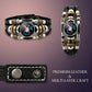 💥Last-Minute-Angebot – 50 % Rabatt ☪️Im Dunkeln leuchtendes Lederarmband mit Sternzeichen für Männer und Frauen (6,9/8,1 Zoll)♑️