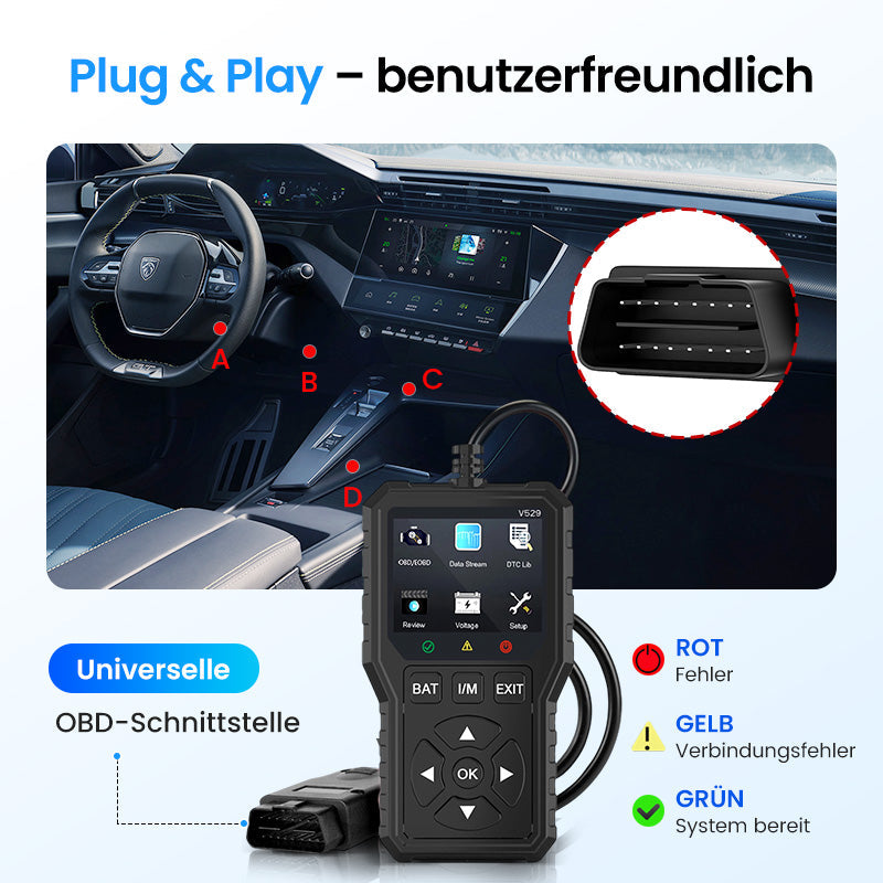 🔥🔥 Ab 26,99 € – 50% RABATT, NUR ZEITLIMITIERT! 🔧Professionelles OBD2-Diagnosegerät