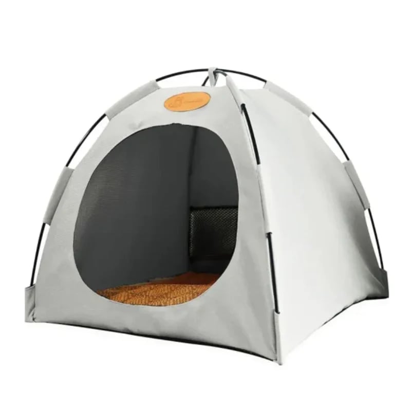 🏕️🌞 Nur für kurze Zeit: 50 % Rabatt! 🐶🐱Kühlendes Pop-up-Zeltbett – Geschlossene, gemütliche Höhle, schützt vor Licht und Hitze, bietet einen privaten Rückzugsort – perfekt für ängstliche Haustiere oder solche, die sich gerne verstecken 🐾✨