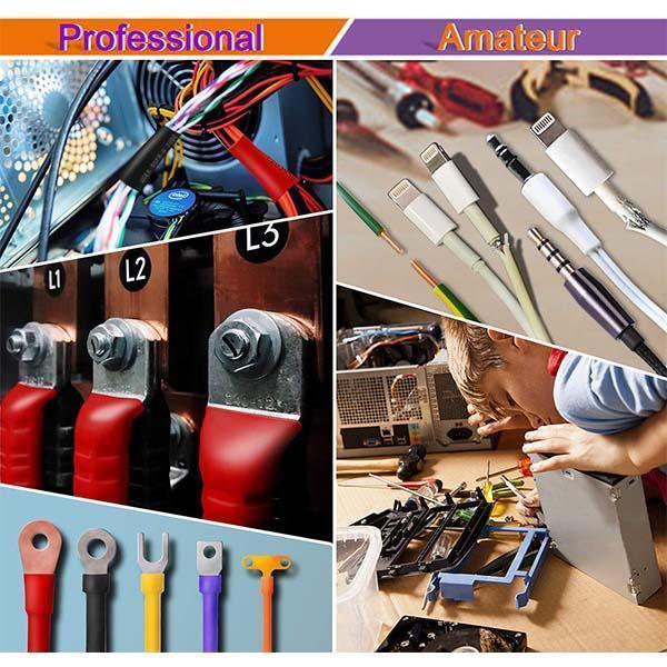 📢📢50 % Rabatt!!+1+1 GRATIS!!⏰🔧 Farbsortiertes Schrumpfschlauch-Set im Koffer | 328/750Teilen🛠️📦