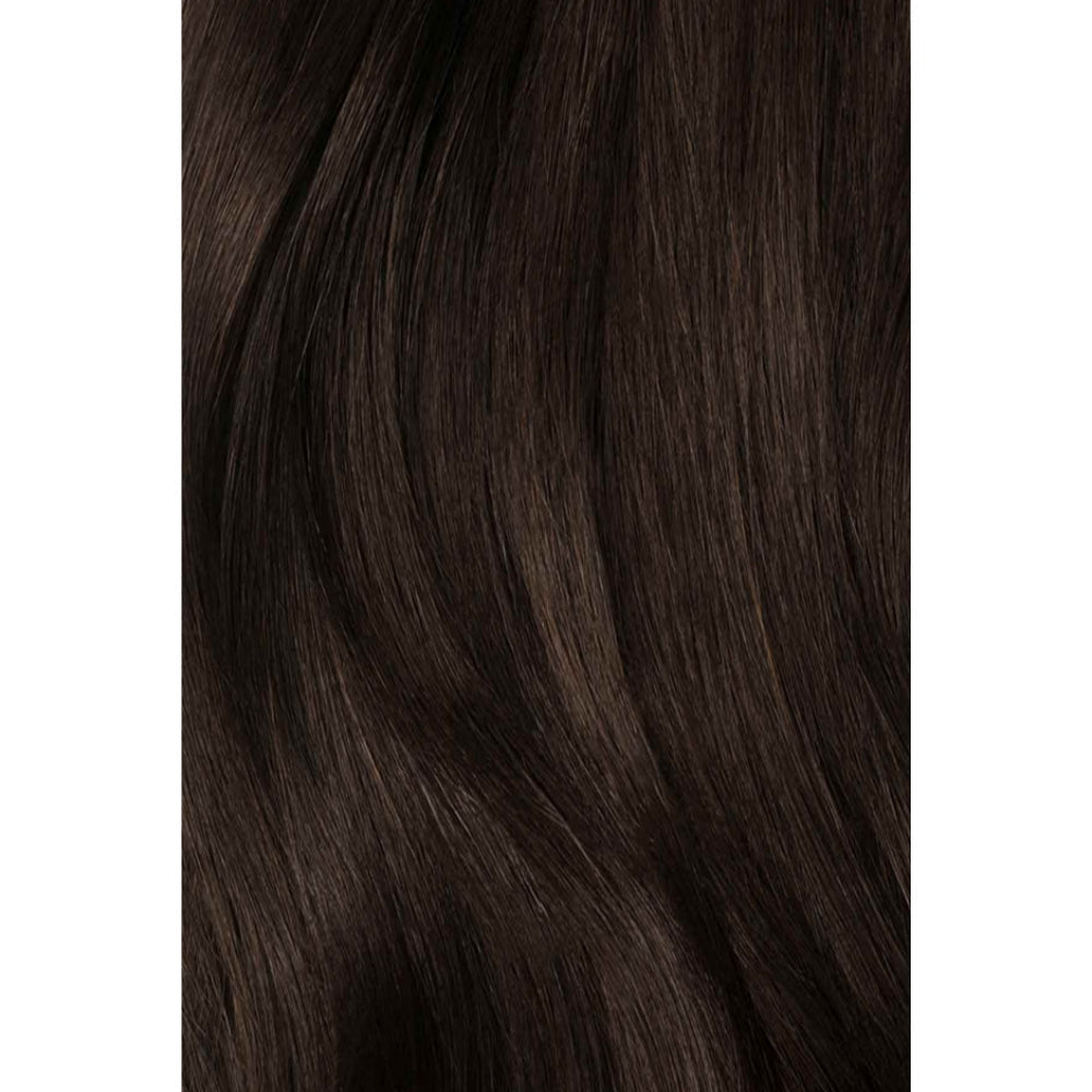 🔥Versandkostenfrei⏰ Nur noch heute 50% Rabatt! 🖤 Damen Clip-in Haarteil in natürlichem Schwarz | Unsichtbare Spitzenhaarverlängerung gegen dünne Stellen & Geheimratsecken, natürliches Echthaar-Look ✨