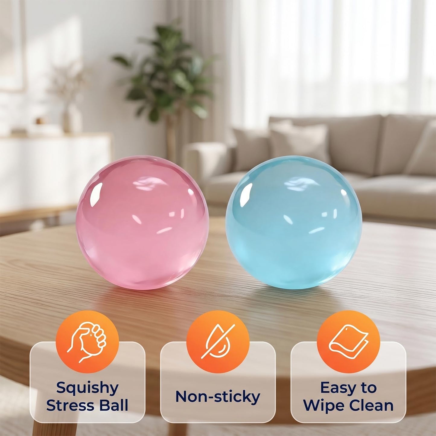 🔥🎁 2+1 GRATIS!!🥳 💞 50K+ VERKAUFT! ⚡🥥Coconut Oil Squishy, Coconut Oil Stress Ball – Super Soft, Handmade, Slow-Rising Fidget Squeeze Toy for Stress Relief and Improved Focus🌴💚