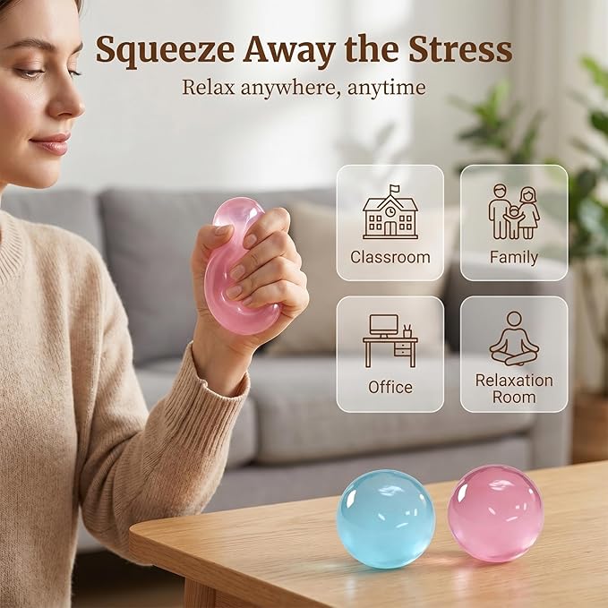 🔥🎁 2+1 GRATIS!!🥳 💞 50K+ VERKAUFT! ⚡🥥Coconut Oil Squishy, Coconut Oil Stress Ball – Super Soft, Handmade, Slow-Rising Fidget Squeeze Toy for Stress Relief and Improved Focus🌴💚