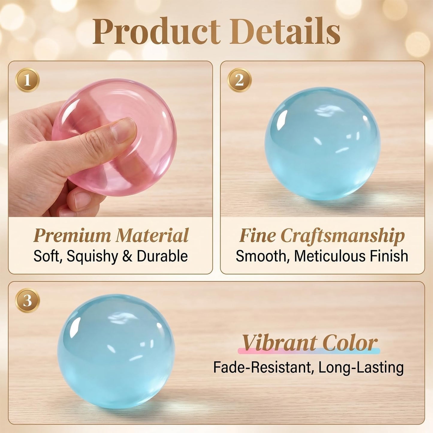 🔥🎁 2+1 GRATIS!!🥳 💞 50K+ VERKAUFT! ⚡🥥Coconut Oil Squishy, Coconut Oil Stress Ball – Super Soft, Handmade, Slow-Rising Fidget Squeeze Toy for Stress Relief and Improved Focus🌴💚