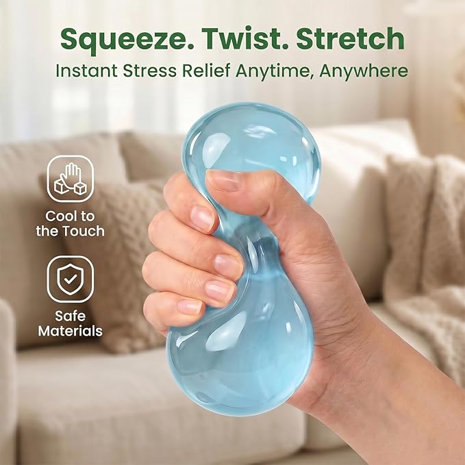 🔥🎁 2+1 GRATIS!!🥳 💞 50K+ VERKAUFT! ⚡🥥Coconut Oil Squishy, Coconut Oil Stress Ball – Super Soft, Handmade, Slow-Rising Fidget Squeeze Toy for Stress Relief and Improved Focus🌴💚