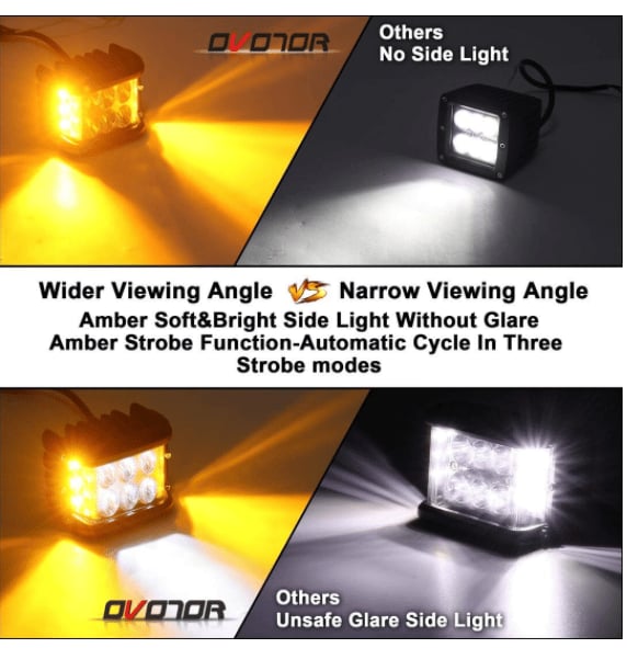 🔥 50% RABATT Dual Side Shooter Dual Color Strobe –  🚗Zweifarbig, Superhell & Sicher! 🚦 Für Autos, LKWs & Motorräder ⚡