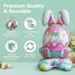 🎁Oster-Frühbucherangebot🐰3D-Stehhasenballon Extra Large – selbsttragend und festlich