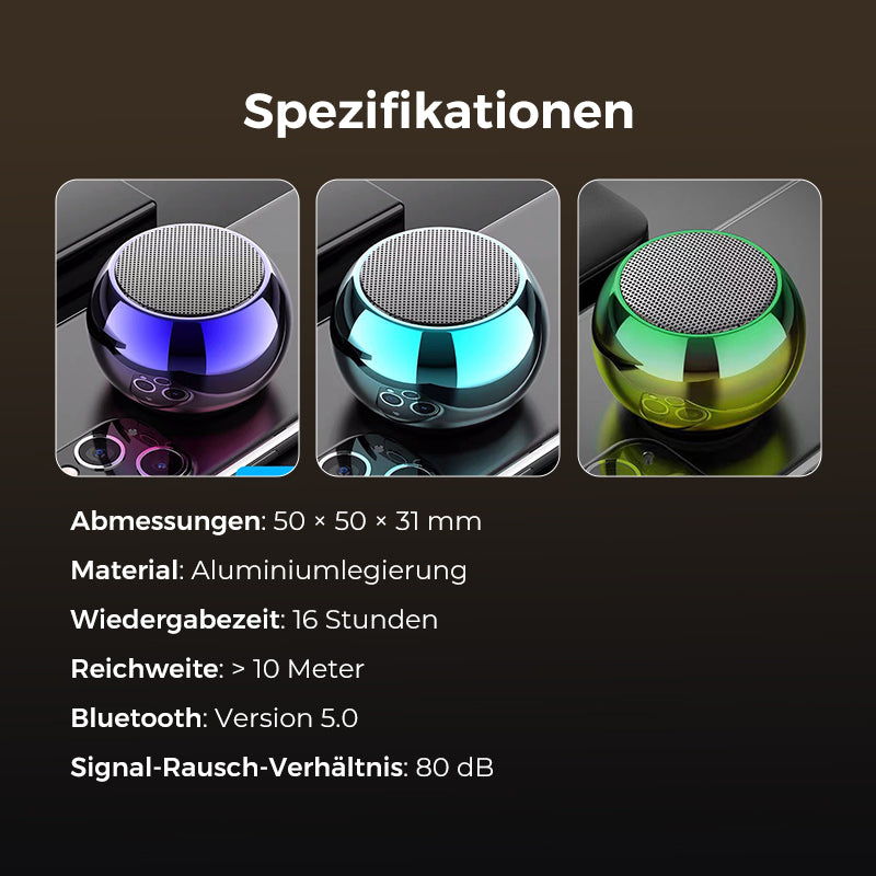 🔥 UNGLAUBLICH GÜNSTIG: Nur 6,99 € pro Stück im Paket!Je mehr Sie kaufen, desto mehr Sie sparen｜Kompakter HiFi Bluetooth Lautsprecher 🎵🔊
