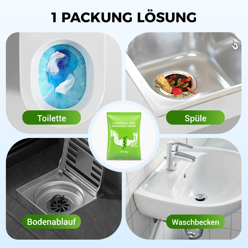 📢📢50 % Rabatt!! ⏰🚿 Hochwirksame Rohrreinigung ⚡✨ Sofort verstopfungsfrei, passend für alle Haushaltsrohre!