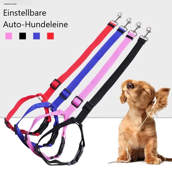 📢📢50 % Rabatt!! ⏰🎁 2+1 GRATIS!! 🥳🐶 Heißer Verkauf – Einziehbarer Hunde-Autosicherheitsgurt 🚗