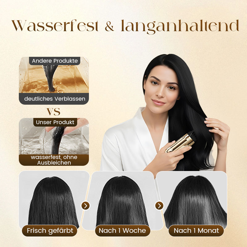 💇‍♀️ KAUFE 2, ERHALTE 1 GRATIS! ✨ 2-in-1 praktischer Haarfärbekamm für graues Haar – Sofortige Grauabdeckung, Sanfte Formel & Wasserdicht 🎨📦