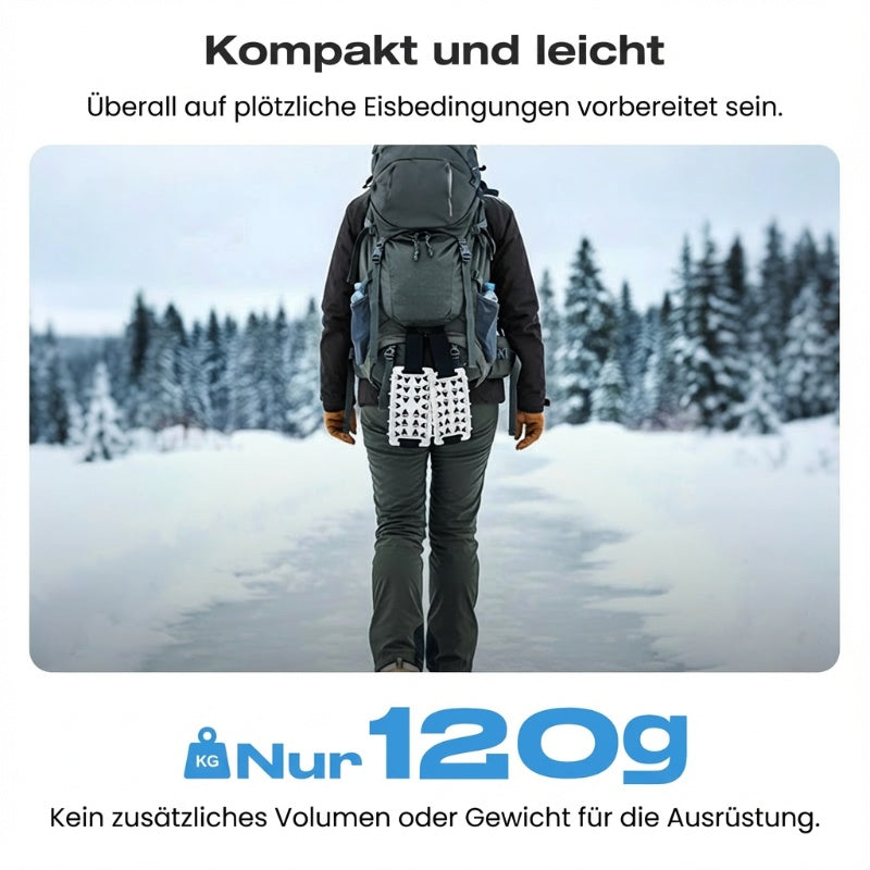 🧊 Équipez-vous pour l‘hiver à -50% ! 🗻 Le kit antidérapant professionnel – Technologie pro, montage facile. Ne glissez plus en famille !