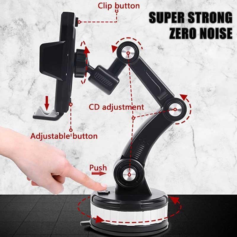 🚗⏰50 % RABATT! ✨Handyhalter für die Mittelkonsole, starker Sauggriff