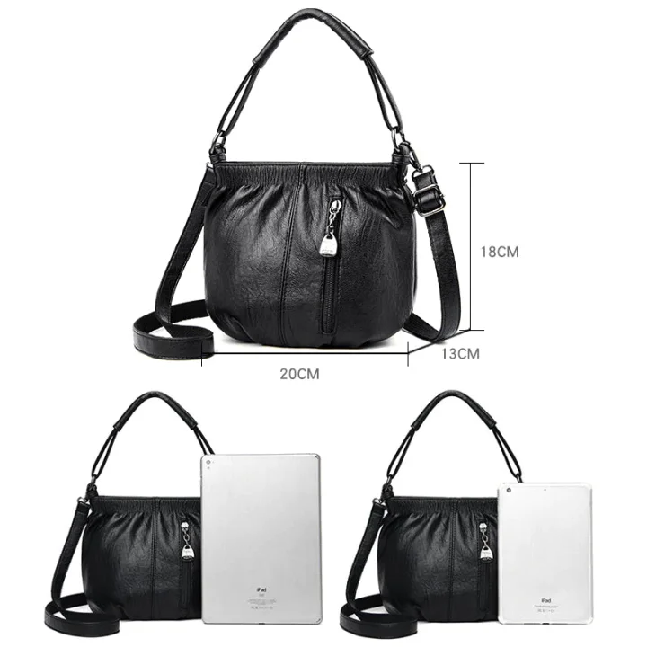 📢📢50 % Rabatt!! ⏰Damen Plissee-Handtasche aus weichem Material – Vielseitig tragbar als Hand-, Schulter- oder Umhängetasche 👜✨