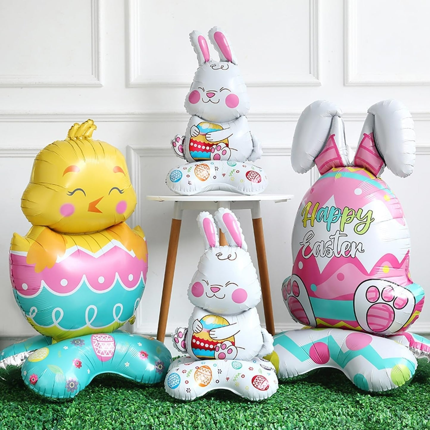 🎁Oster-Frühbucherangebot🐰3D-Stehhasenballon Extra Large – selbsttragend und festlich