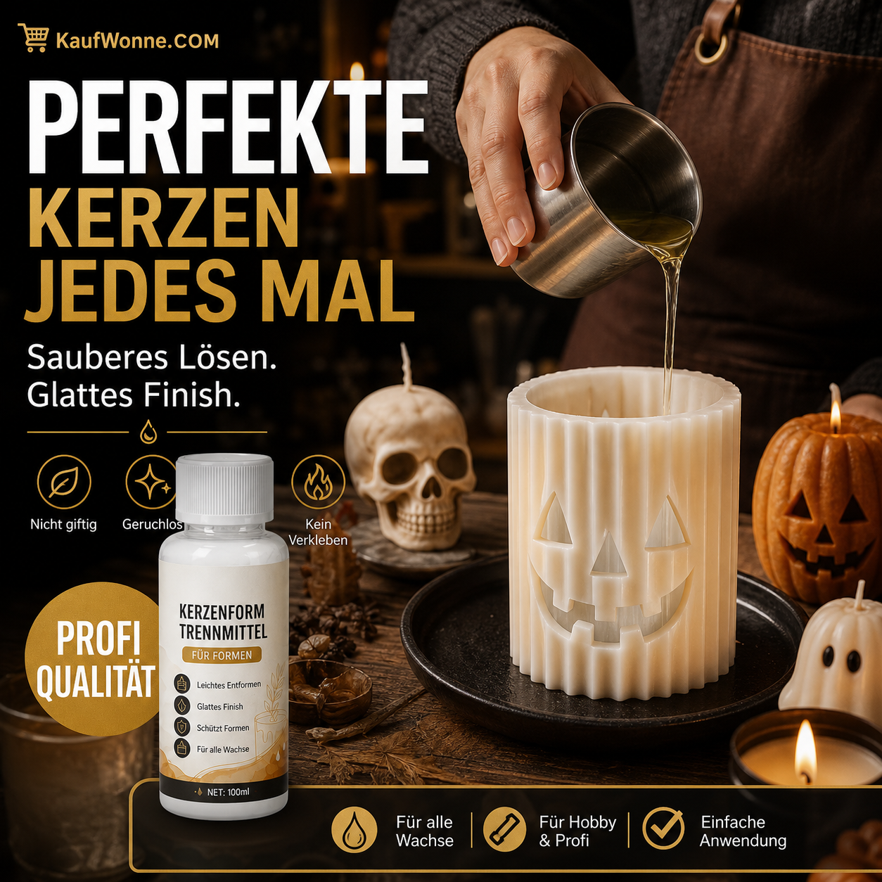 🎁🎃Halloween-Aktion🔥 1 kaufen, 1 gratis!✨😍Duftkerzen-Trennmittel