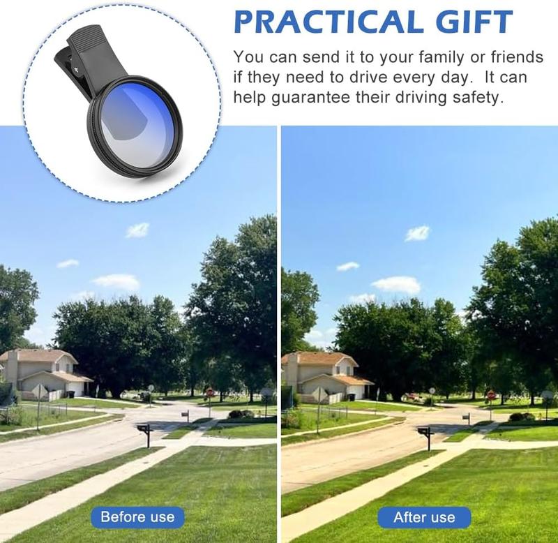 📱🔥 Kurzzeit-Angebot: Clip-On Objektiv 50% günstiger.✨ 52mm Clip-on CPL Telefon Kamera Objektiv Filter Kit